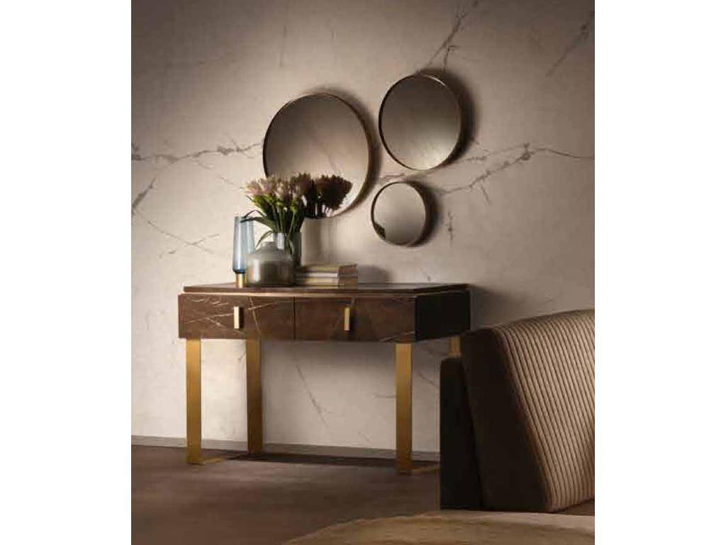 стол туалетный  Arredo Classic Essenza (венге, коричневый, золото)