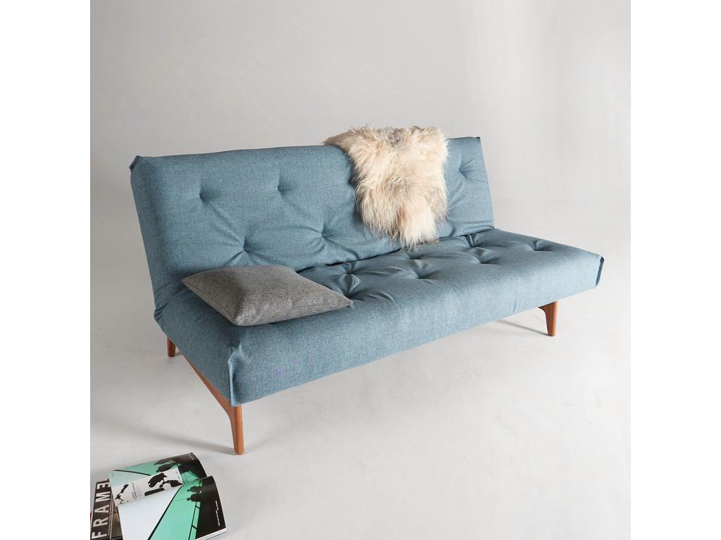 диван-кровать раскладной 140 Innovation Aslak (голубой)