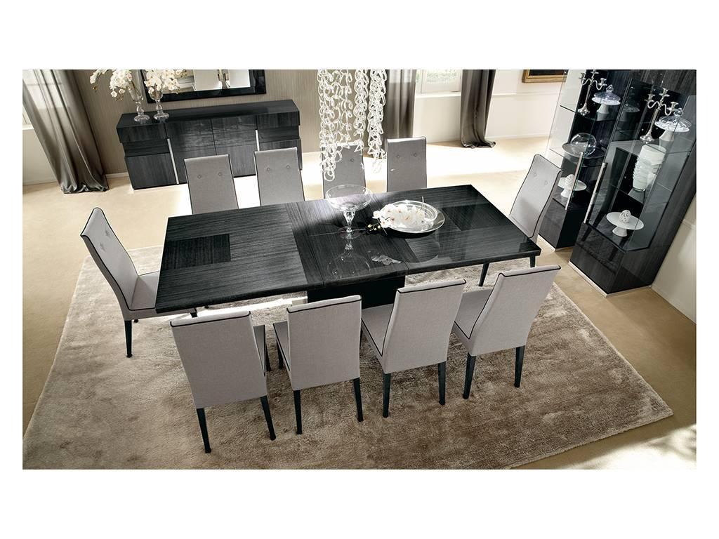 стол обеденный на 8 человек раскладной ALF Montecarlo (серый)