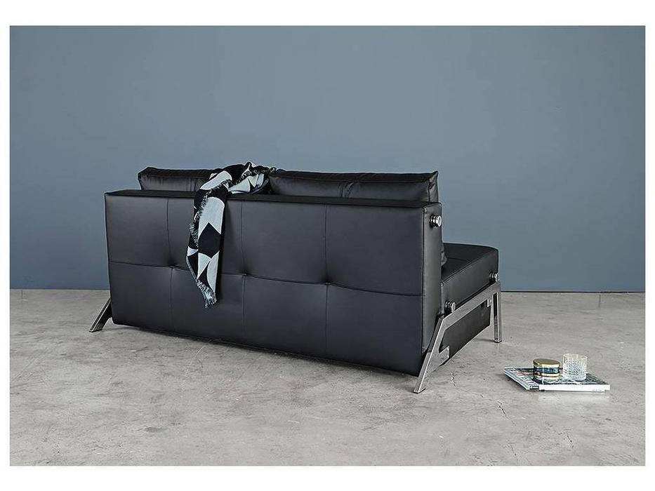 диван-кровать 140 ножки хром тк.528 Innovation Cubed (синий)