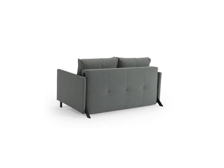 диван-кровать 140 раскладной с подлокотниками тк.ХХХ Innovation Cubed (зеленый)