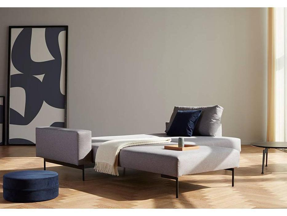 диван угловой с подлокотниками тк.217 Innovation Bragi (серый)