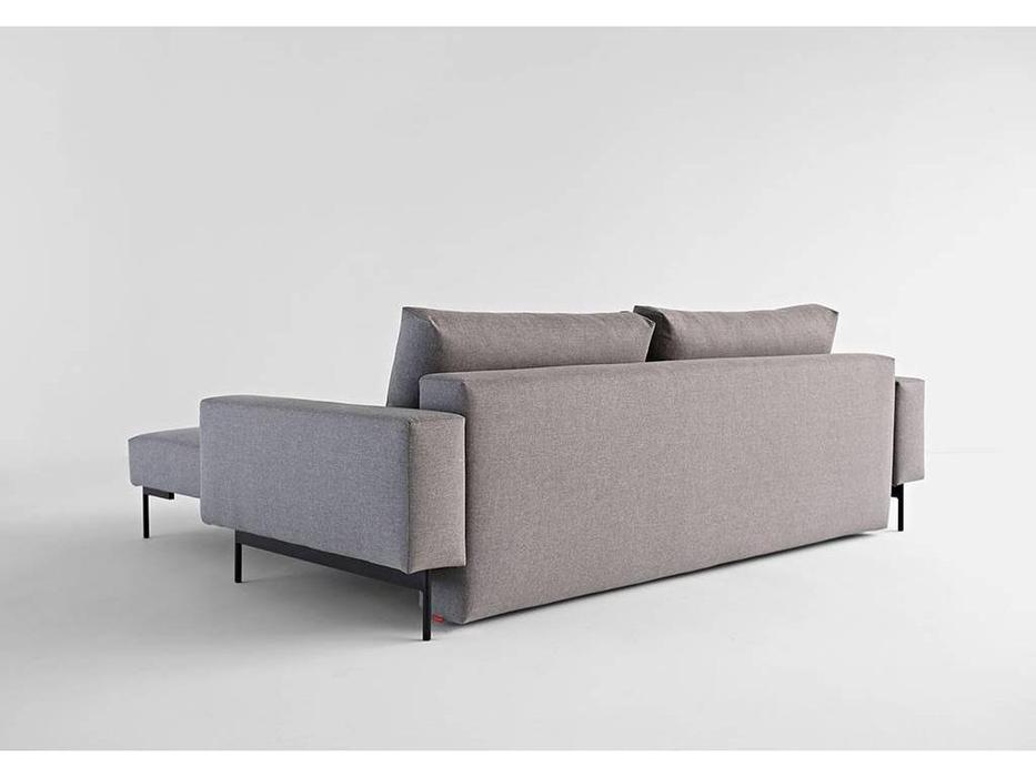 диван угловой с подлокотниками тк.217 Innovation Bragi (серый)