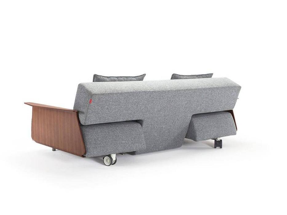 диван-кровать с подлокотниками 140 см раскладной Innovation Long Horn (синий)