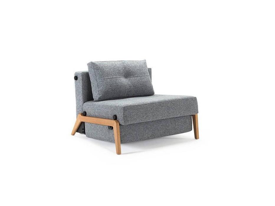 кресло-кровать тк.565 ножки дерево Innovation Cubed (серый)