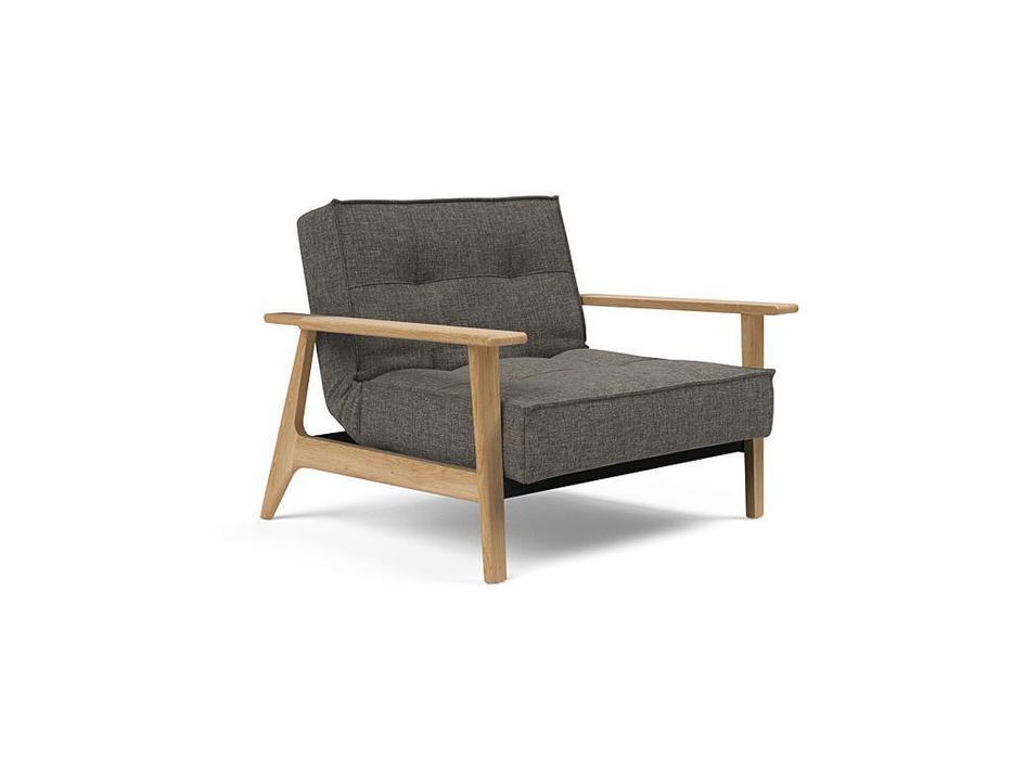 кресло с деревянными подлокотниками тк.216 Innovation Splitback (розовый)