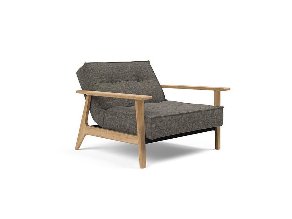 кресло с деревянными подлокотниками тк.216 Innovation Splitback (розовый)