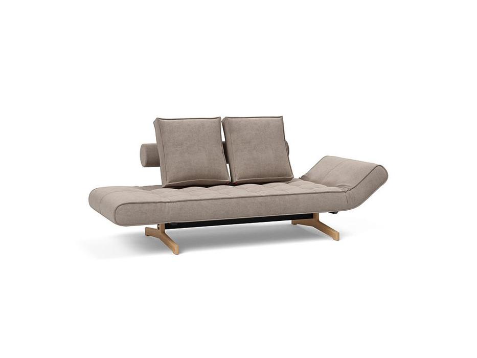 диван-кровать раскладной Innovation Ghia Wood (бежевый)