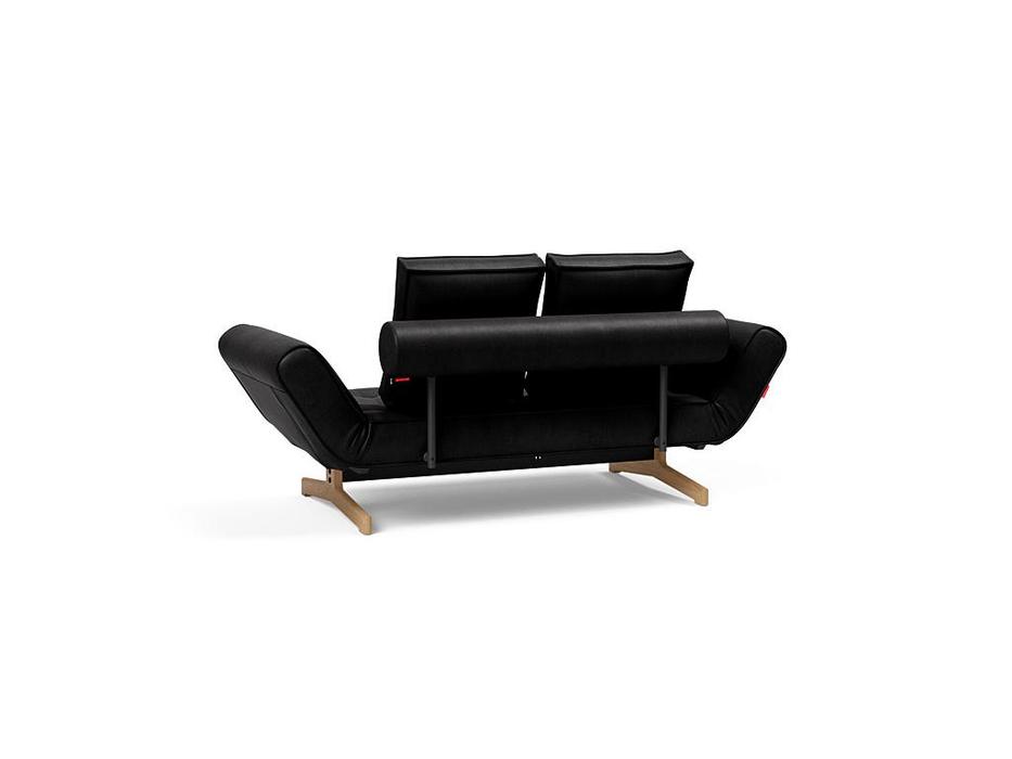 диван-кровать раскладной Innovation Ghia Wood (черный)