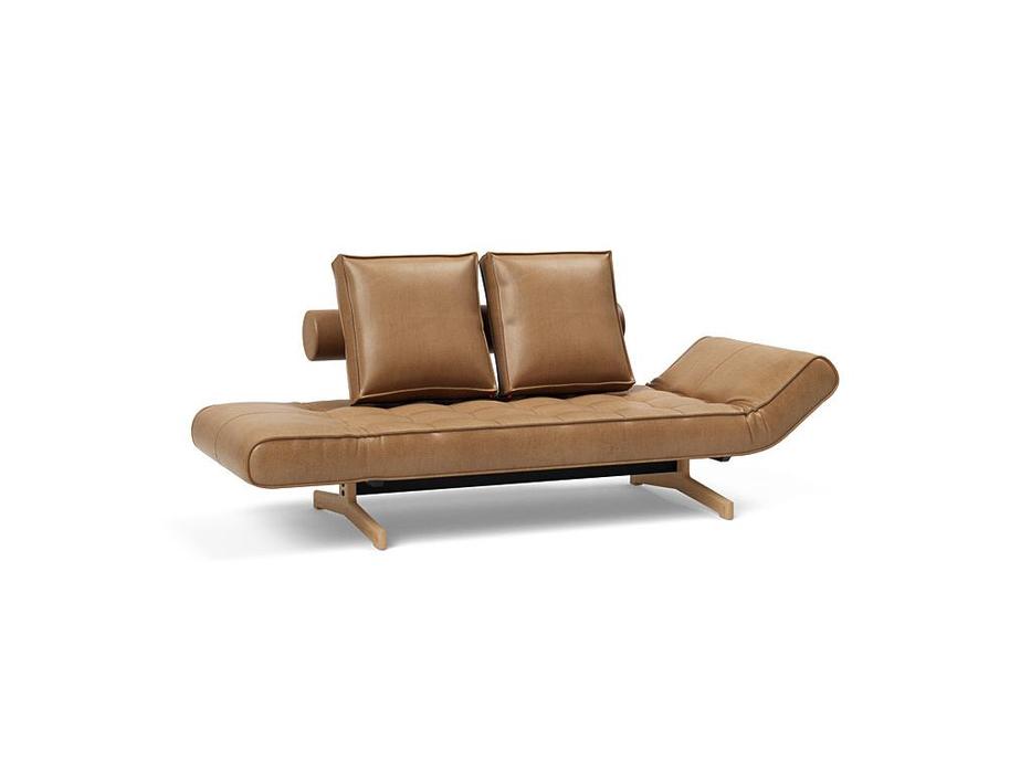 диван-кровать раскладной Innovation Ghia Wood (коричневый)