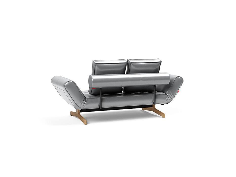 диван-кровать раскладной Innovation Ghia Wood (серебро)