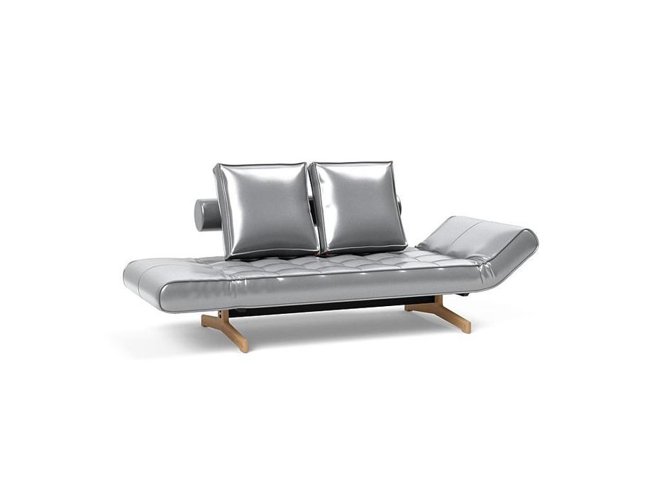 диван-кровать раскладной Innovation Ghia Wood (серебро)