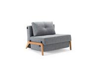 кресло-кровать тк.565 ножки дерево Innovation Cubed (серый)